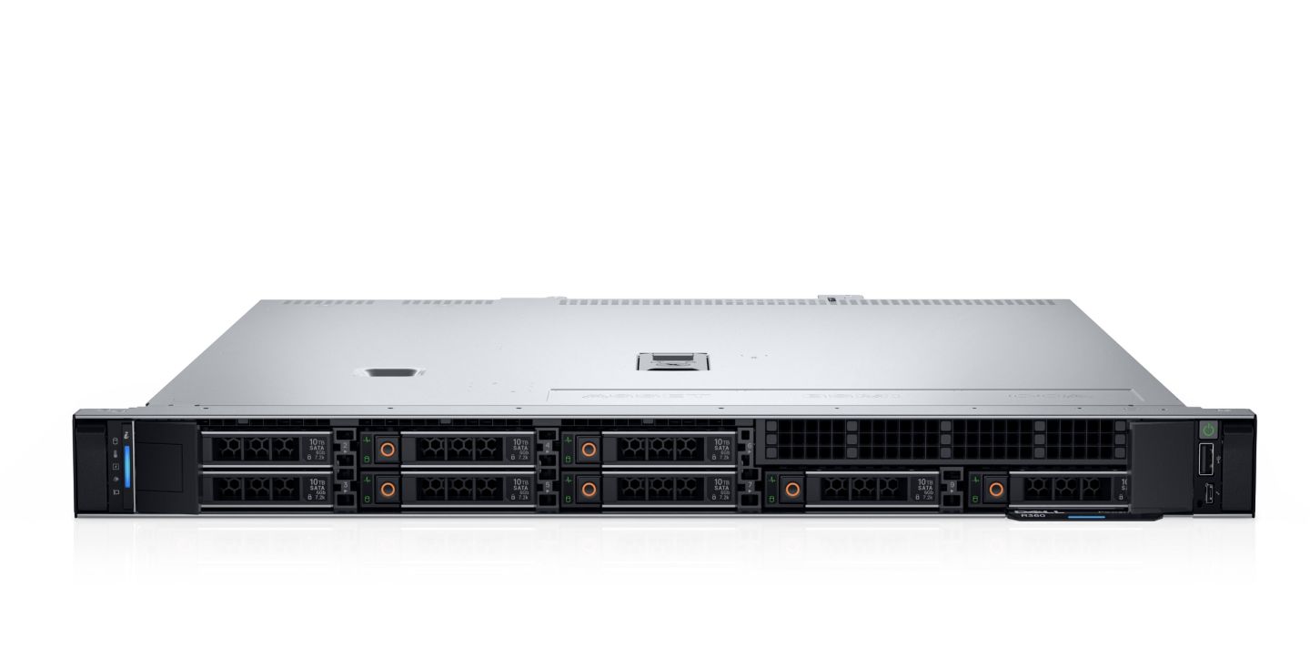 Dell PowerEdge R360 Rack Server,Intel Xeon E-2456 3.3GHz(6C/12T),32GB UDIMM 4800MT/s,960GB SSD SATA RI(up to 4x3.5