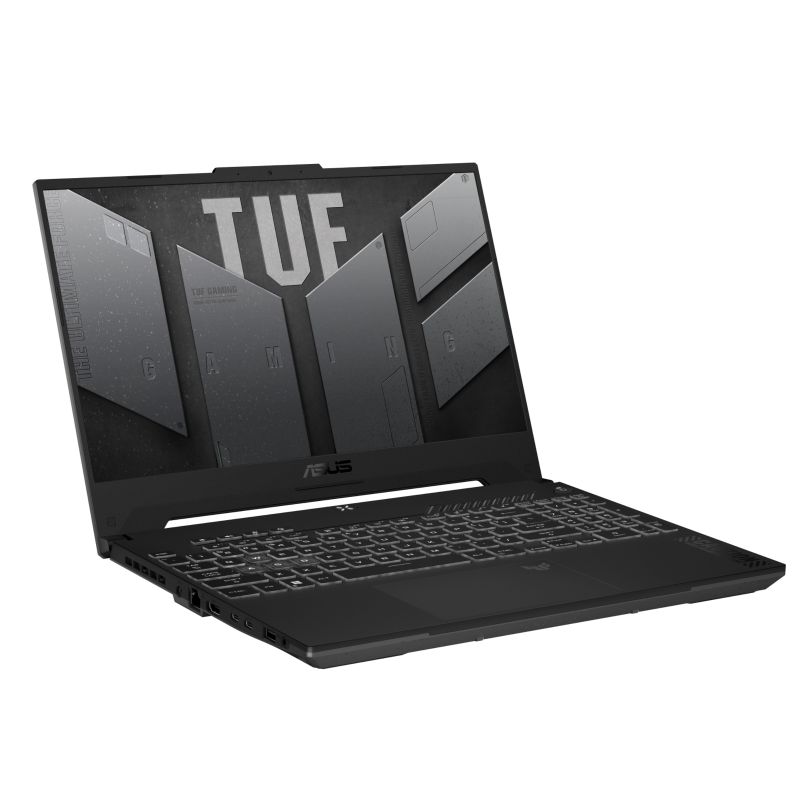 Laptop Gaming ASUS ROG TUF A15, FA506NFR-HN008, 15.6-inch, FHD (1920 x 1080) 16:9, , AMD Ryzen™ 7 7435HS Mobile Processor 3.1GHz (20MB Cache, up to 4.5 GHz, 8 cores, 16 Threads), AMD Radeon™ Graphics, NVIDIA® GeForce RTX™ 2050 Laptop GPU, 144Hz, 2x SO-DIMM slots, DDR5 16GB, 512GB PCIe® 4.0 NVMe™ M.2_2