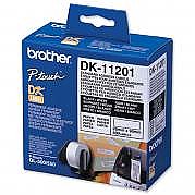 Brother  DK11201 Etichete de hartie standard pentru adrese 29 mm x 90 mm, negru/alb, 400 buc_1