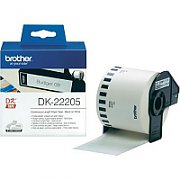 Brother  DK-22205 Banda continua de hartie 62 mm x 30,48 m, negru/alb_1