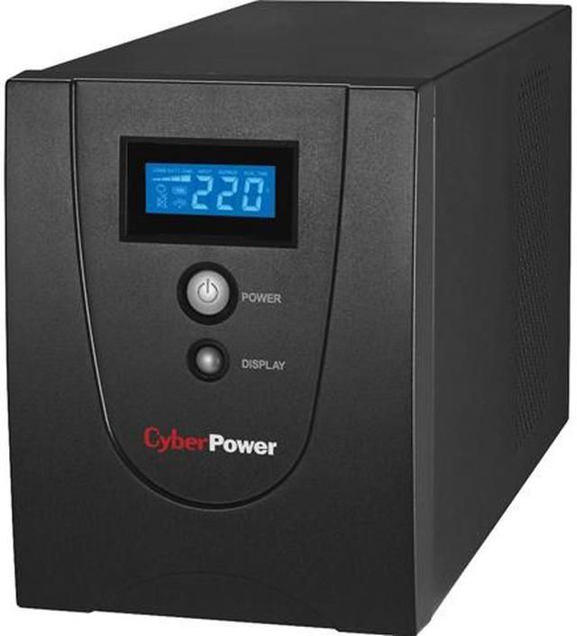 UPS CYBER POWER Line Int. cu management, LCD, tower,  2200VA/ 1320W, AVR, 6 x socket IEC, display LCD, 2 x baterie 12V/9Ah, Backup 1 - 6 min, incarcare 8h, USB, RS232, combo RJ45, GreenPower (Energy Saving), 