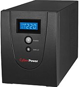 UPS CYBER POWER Line Int. cu management, LCD, tower,  2200VA/ 1320W, AVR, 6 x socket IEC, display LCD, 2 x baterie 12V/9Ah, Backup 1 - 6 min, incarcare 8h, USB, RS232, combo RJ45, GreenPower (Energy Saving), 