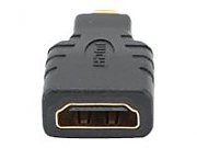 ADAPTOR video GEMBIRD, HDMI (M) la Micro-HDMI (T), conectori auriti, black, 