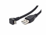 CABLU alimentare si date GEMBIRD, pt. smartphone, USB 2.0 (T) la Micro-USB 2.0 (T) (conector la 90 grade), 1.8m, negru, 