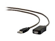 Gembird USB A/USB A M/F 5m USB cable USB 2.0 Black_1