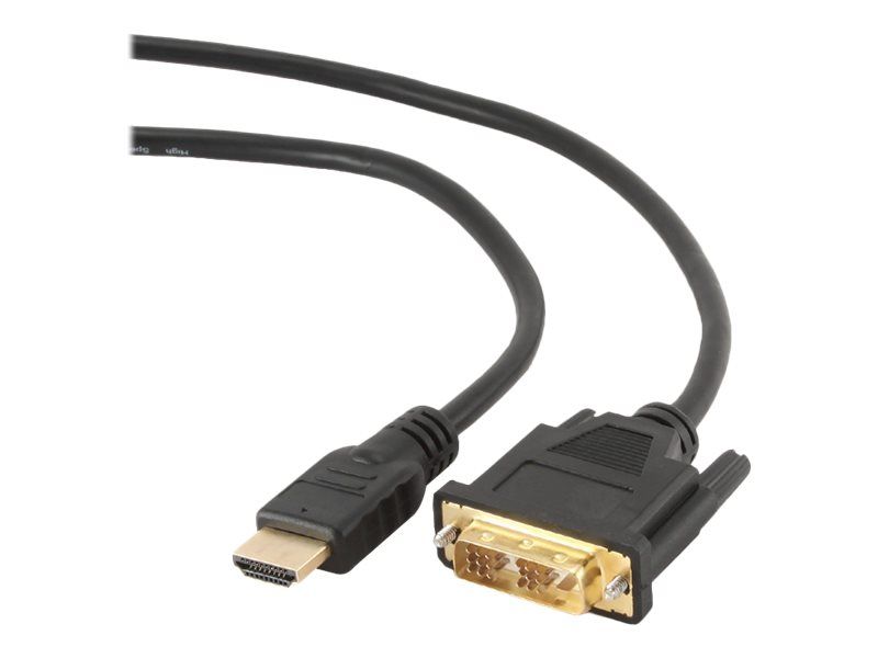 GEMBIRD CC-HDMI-DVI-0.5M Gembird HDMI to DVI male-male cable with gold-plated connectors 0.5m_2