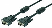 CABLU video LOGILINK, VGA (T) la VGA (T), 3m, dublu ecranat, negru, 