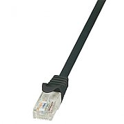 PATCH CORD UTP LOGILINK Cat5e, cupru-aluminiu, 5 m, negru, AWG26, 