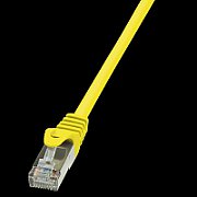 PATCH CORD FTP LOGILINK Cat5e, cupru-aluminiu, 2 m, galben, AWG26, ecranat 