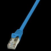 PATCH CORD FTP LOGILINK Cat5e, cupru-aluminiu, 7.5 m, albastru, AWG26, ecranat 