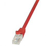 PATCH CORD UTP LOGILINK Cat6, cupru-aluminiu, 0.5 m, rosu, AWG24, 