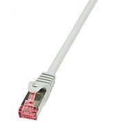 PATCH CORD S/FTP LOGILINK Cat6, LSZH, cupru, 20 m, gri, AWG27, dublu ecranat 