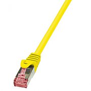 PATCH CORD S/FTP LOGILINK Cat6, LSZH, cupru, 2 m, galben, AWG27, dublu ecranat 