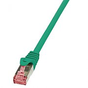 PATCH CORD S/FTP LOGILINK Cat6, LSZH, cupru, 7.5 m, verde, AWG27, dublu ecranat 