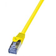 PATCH CORD S/FTP LOGILINK Cat6a, LSZH, cupru, 2 m, galben, AWG26, dublu ecranat 