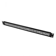 MASCA perforata LOGILINK, 1U pt rack 19 inch, negru, 