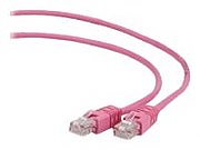 PATCH CORD UTP GEMBIRD Cat5e, cupru-aluminiu, 2 m, roz, AWG26, 