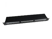 PATCH PANEL GEMBIRD 24 porturi, Cat5e, 1U pentru rack 19