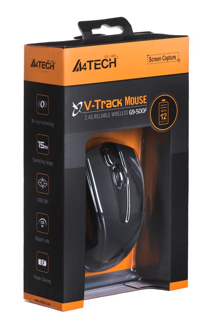 A4-TECH A4TMYS40974 Mouse A4Tech V-TRACK G9-500F-1 negru RF nano_7