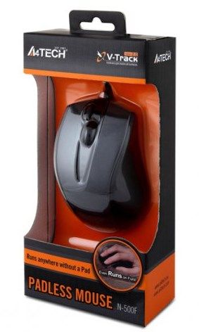 A4-TECH A4TMYS40975 Mouse A4Tech V-TRACK N-500F-1 gri glossy, USB_3