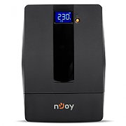 UPS nJoy Horus Plus 2000, 2000VA/1200W, Afisaj LCD cu ecran tactil, 4 Prize Schuko cu Protectie, Repornire Automata, RJ11 protectie pentru linia de telefon/modem, Posibilitatea de monitorizare si control prin USB, LAN si internet, port de comunicare USB, rata de eficienta pana la 90%_2