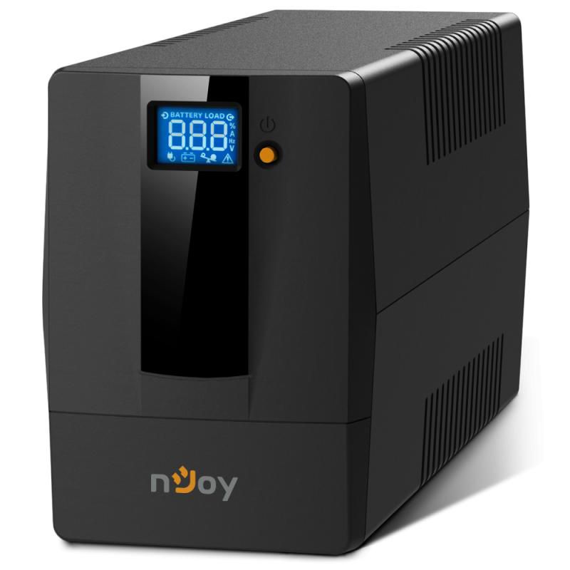 UPS nJoy Horus Plus 800, 800VA/480W, Afisaj LCD cu ecran tactil,2 Prize Schuko cu Protectie, Repornire Automata, RJ11 protectie pentru linia de telefon/modem, Posibilitatea de monitorizare si control prin USB, LAN si internet, port de comunicare USB, rata de eficienta pana la 90%_5