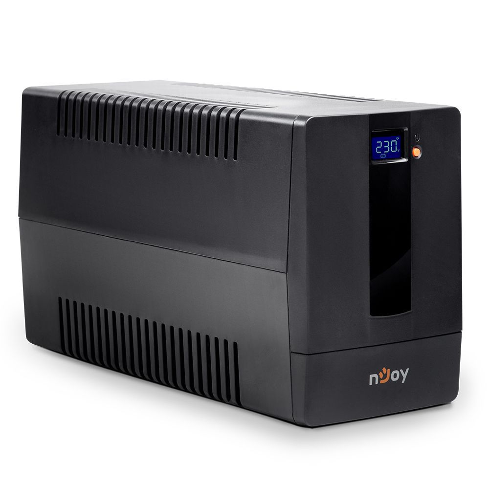 nJoy | PWUP-LI100H1-AZ01B | Horus Plus 1000 | UPS | Line interactive | 1000 VA | 600 W | Tower | Nr iesiri 4 Schuko | Intrare Schuko | Software Management via USB,  protectie RJ45/R11, LCD_9