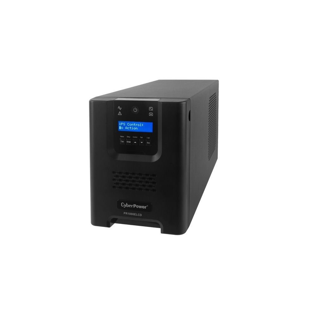 UPS CYBER POWER Line Int. cu Sinusoida Pura, LCD, tower,   1000VA/ 900W, AVR, 8 x socket IEC, display LCD, 1 x baterie RBP0106, Backup 4 - 12 min, incarcare 8h, USB, RS232, GreenPower, serie PR 