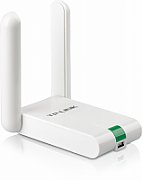 Adaptor wireless TP-Link, N300 HIGH GAIN, USB2.0, 2 antene fixe, Atheros, 2T2R, buton QSS, cablu extensie USB_1