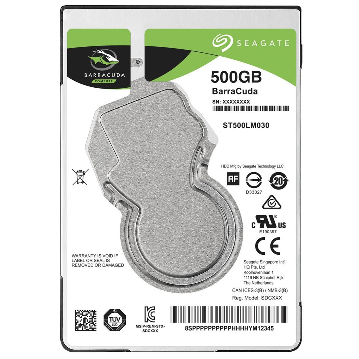 HDD Laptop Seagate BarraCuda® 500GB, 5400RPM, SATA III_2