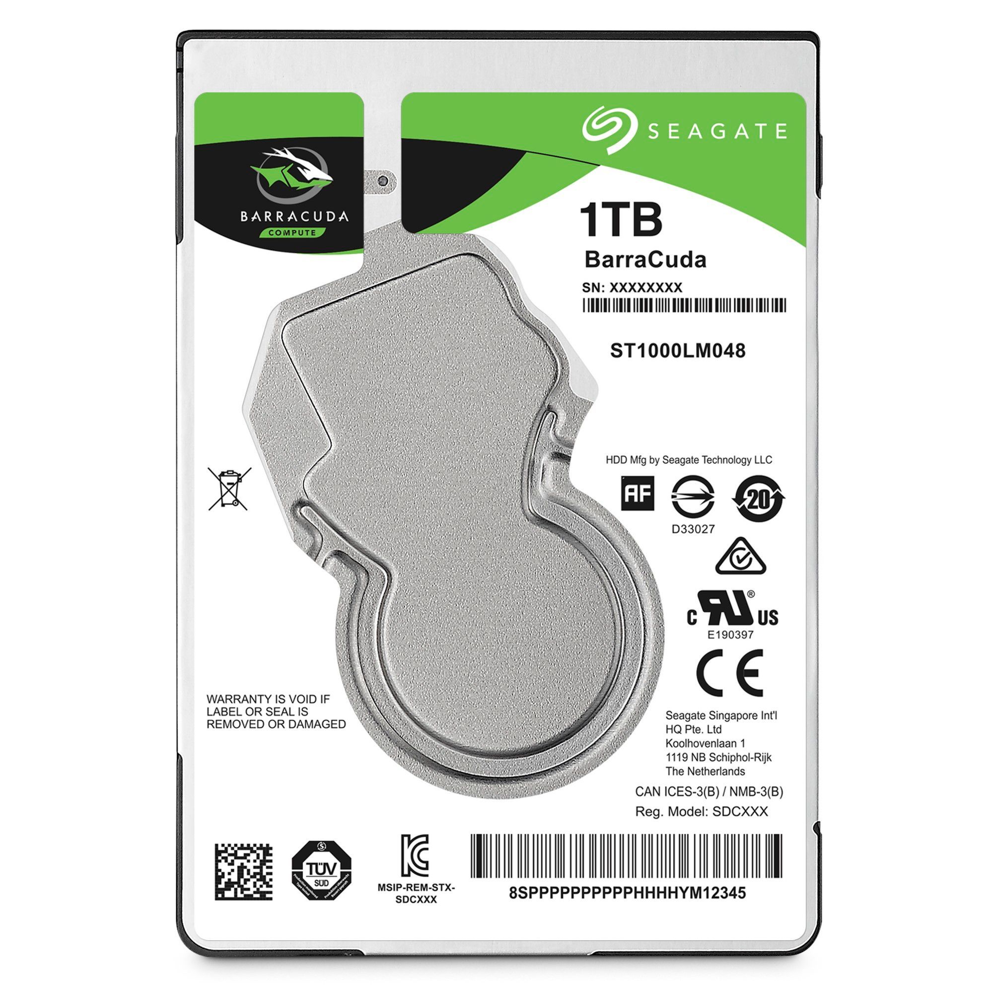 HDD Laptop Seagate BarraCuda® 1TB, 5400RPM, SATA III_2