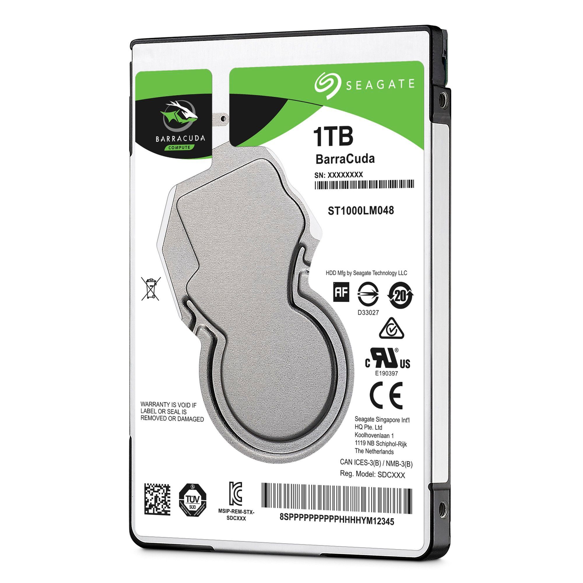 HDD Laptop Seagate BarraCuda® 1TB, 5400RPM, SATA III_3