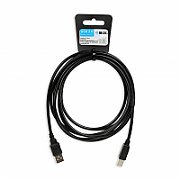 iBox IKU2D USB cable 3 m USB 2.0 USB A USB B Black_1