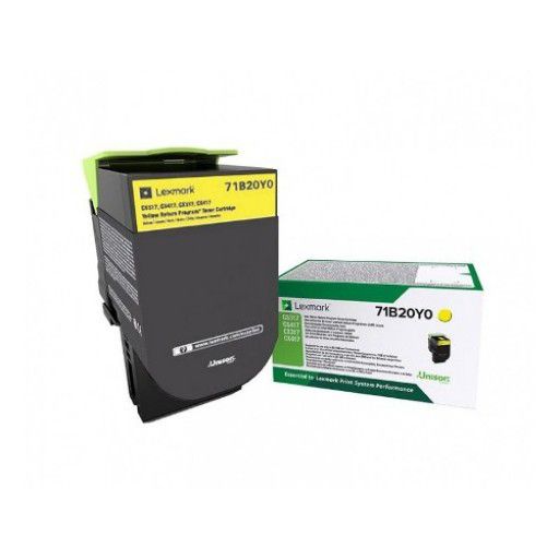 Toner Lexmark 71B20Y0, yellow ,return program ,2.3k,CX317DN/417DE, CS317DN/417DN/_2