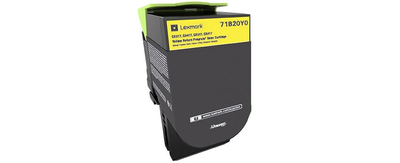 Toner Lexmark 71B20Y0, yellow ,return program ,2.3k,CX317DN/417DE, CS317DN/417DN/_5