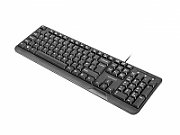 NATEC KEYBOARD TROUT SLIM USB, US LAYOUT, BLACK_1