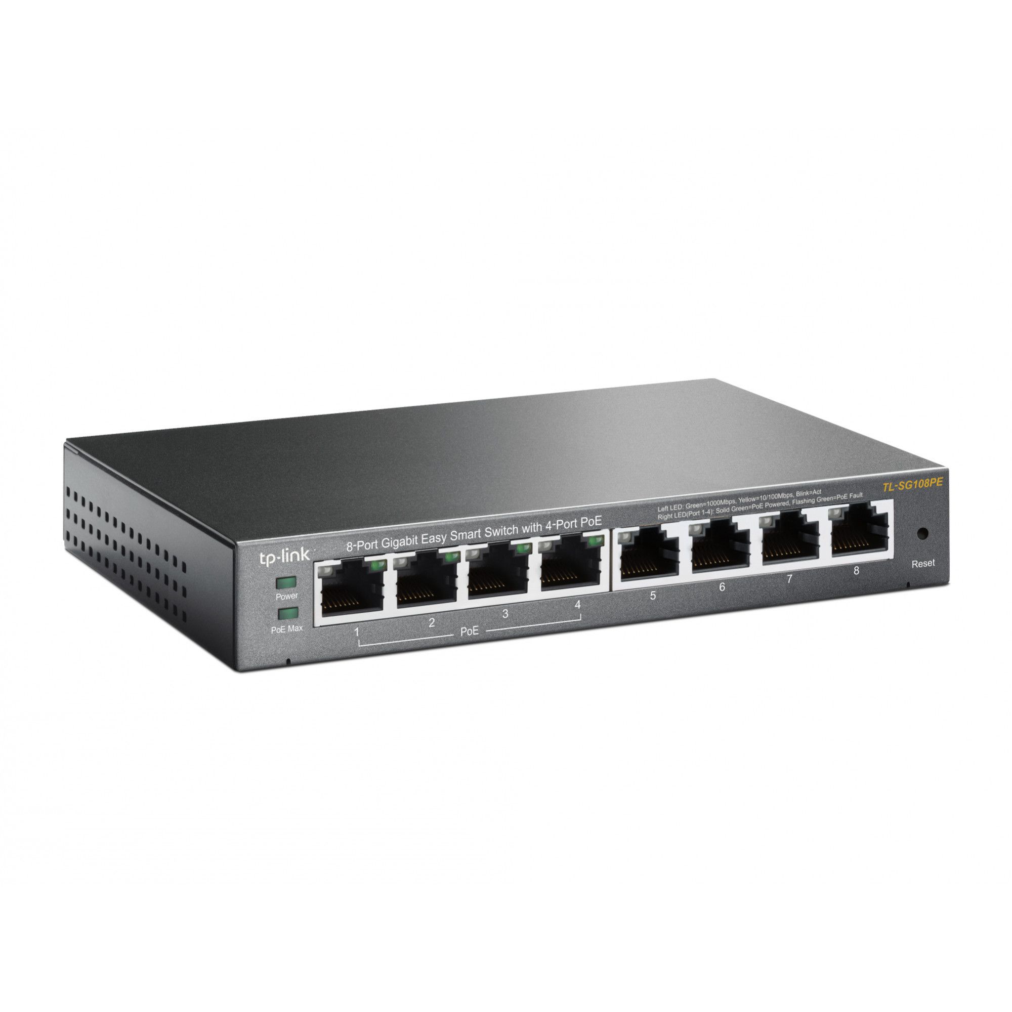 Switch TP-LINK TL-SG108PE, 8 port, 10/100/1000 Mbps_3