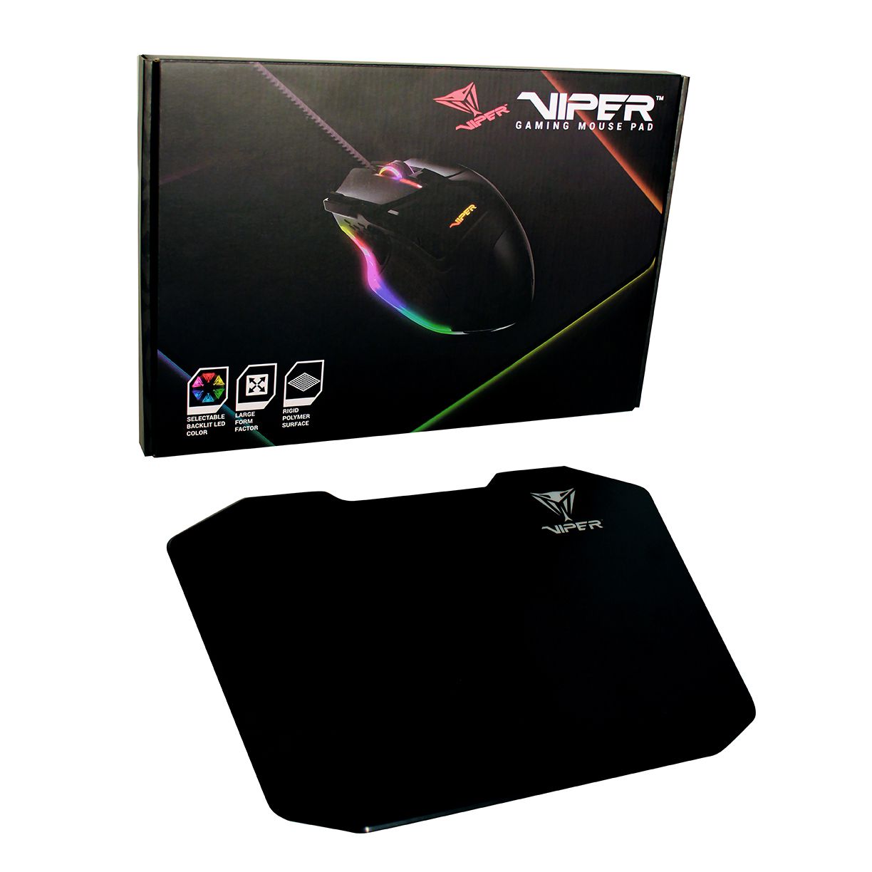 Patriot Memory Viper Black Gaming mouse pad_2