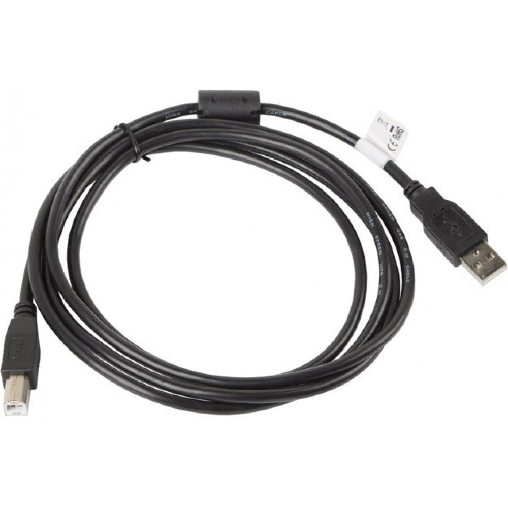 Lanberg CA-USBA-11CC-0030-BK USB cable 3 m USB 2.0 USB B Black_3