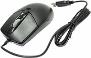 MOUSE A4tech, PC sau NB, cu fir, USB, optic, 1000 dpi, butoane/scroll 3/1, , negru, 