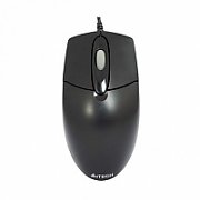 MOUSE A4tech, PC sau NB, cu fir, USB, optic, 1000 dpi, butoane/scroll 3/1, , negru, 