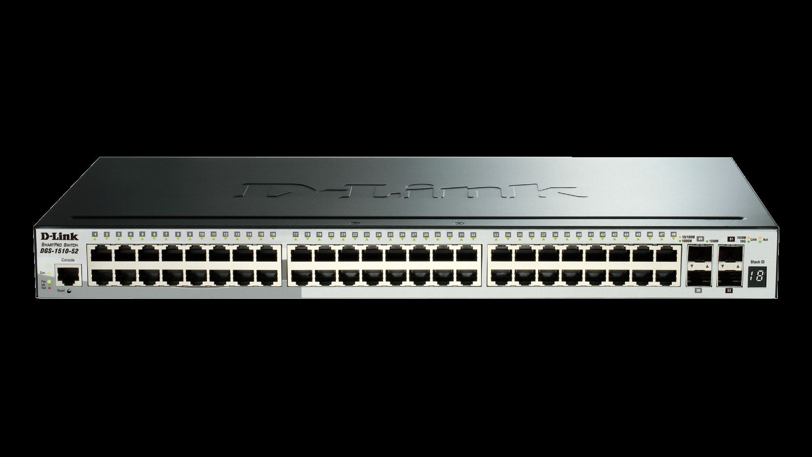 D-Link DGS-1510-52X network switch Managed L3 Gigabit Ethernet (10/100/1000) 1U Black_2