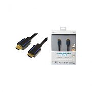 CABLU video LOGILINK, HDMI (T) la HDMI (T), 3m, premium, conectori auriti, rezolutie maxima 4K UHD (3840 x 2160) la 60 Hz, ver. 2.0b, w. ethernet, negru, blister, \