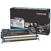 Toner Original Lexmark Cyan, X748H3CG, pentru X746|X748, 1K, incl.TV 0.8 RON, 