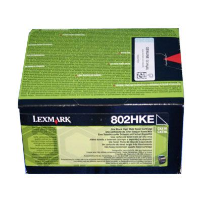 Toner Lexmark 80C2HKE, black, 4 k, CX410de , CX410de with 3 yearOnsite Service , CX410dte , CX410e , CX510de , CX510de Statoil ,CX510dhe , CX510dthe_2