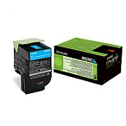 Toner Lexmark 80C2XCE, cyan, 4 k, CX510de , CX510de Statoil ,CX510dhe , CX510dthe_1