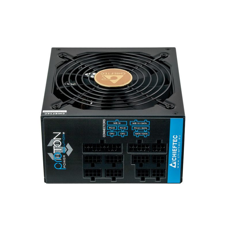 SURSA CHIEFTEC 850W (real), PROTON series, modulara, fan 14cm, certificare 80PLUS Bronze, 1x CPU 4+4, 1x CPU 8, 6x PCI-E (6+2), 9x SATA 