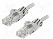 PATCH CORD FTP LOGILINK Cat5e, cupru-aluminiu, 20 m, gri, AWG26, ecranat 