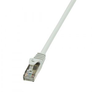 PATCH CORD FTP LOGILINK Cat5e, cupru-aluminiu, 20 m, gri, AWG26, ecranat 