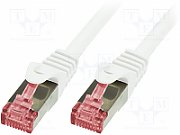 PATCH CORD S/FTP LOGILINK Cat6, LSZH, cupru, 0.25 m, gri, AWG27, dublu ecranat 